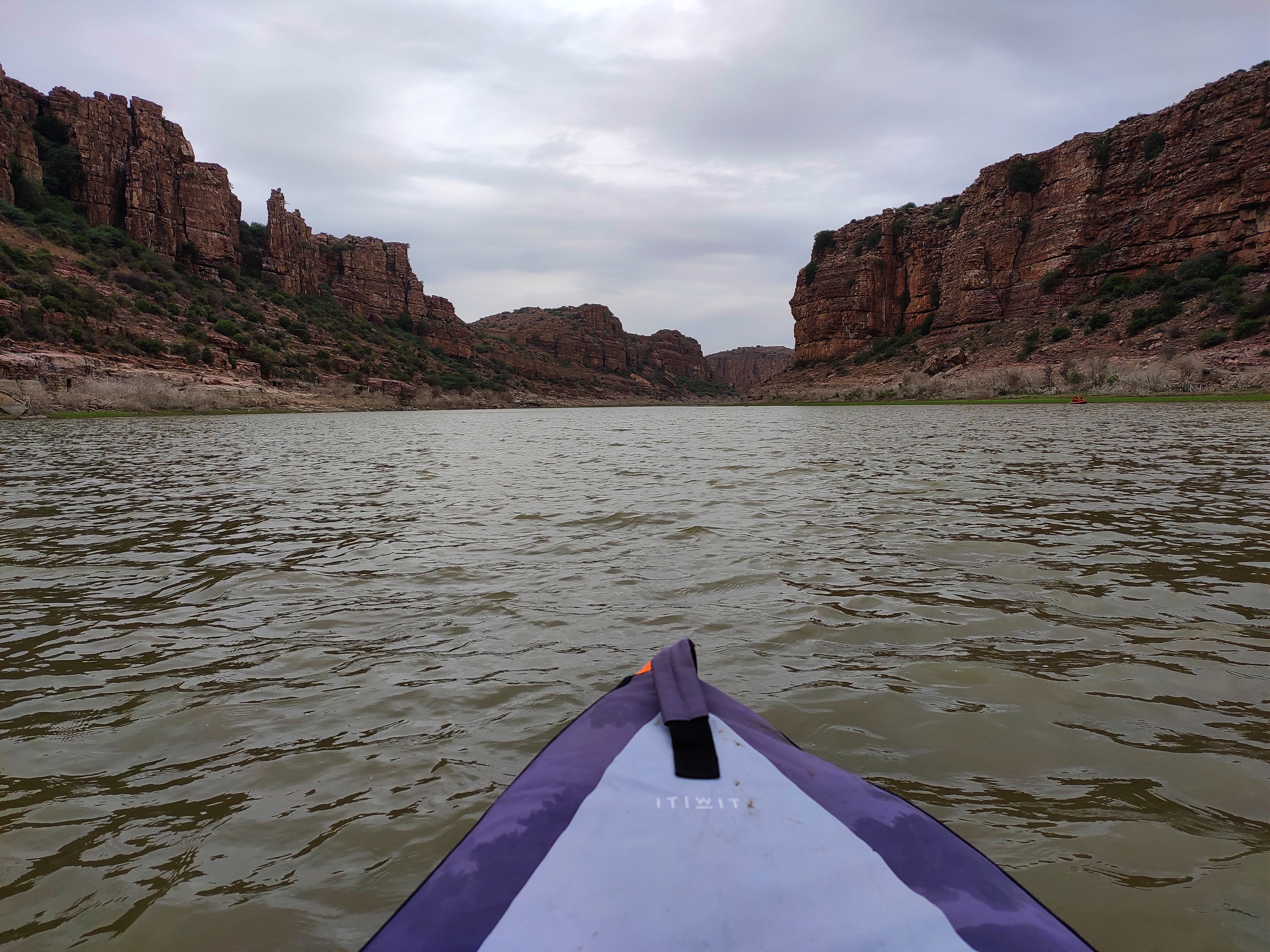 Kayaking at Gandikota - Grand Canyon of India